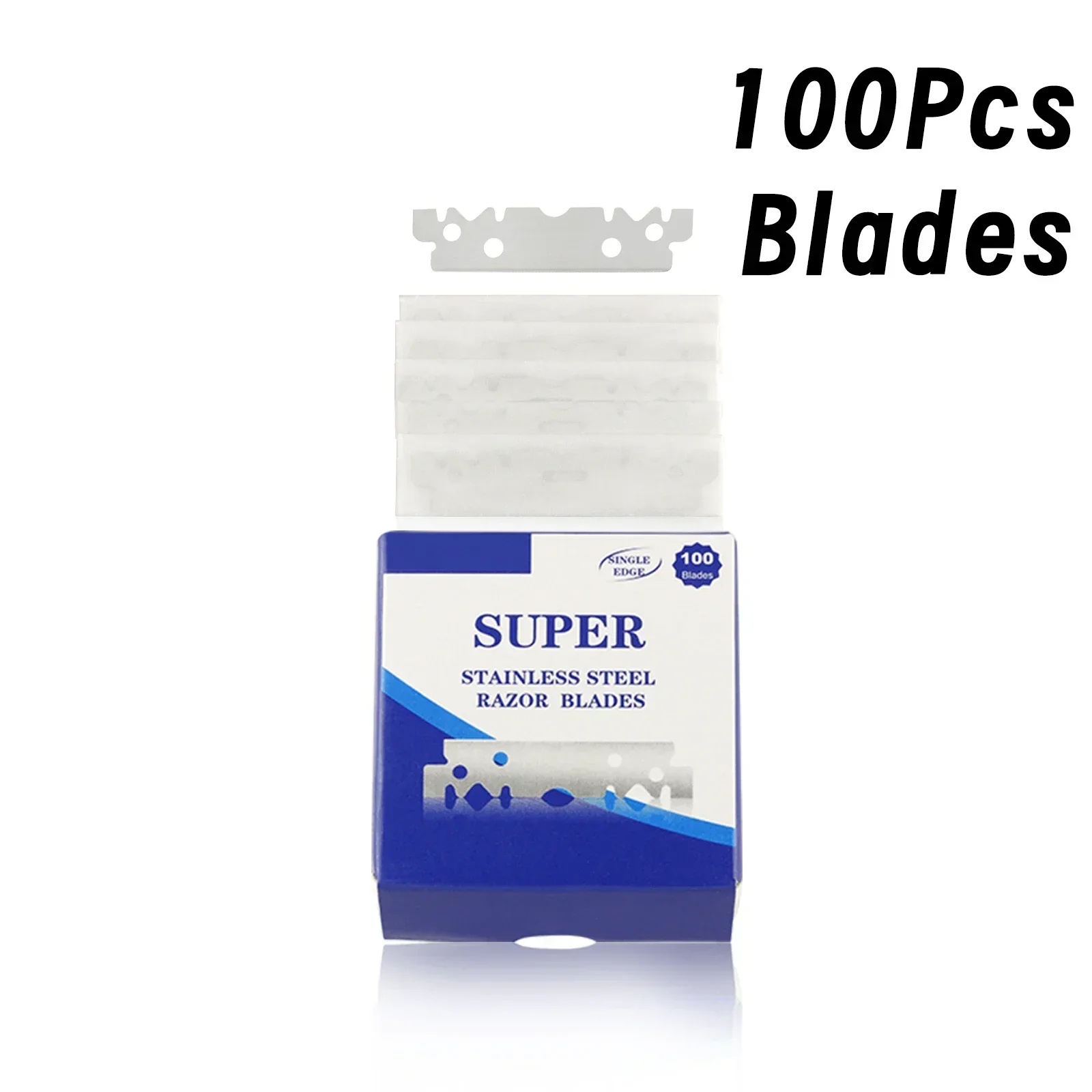 20/50/100PCS Single-sided Razor Blade Stainless Steel Razor Blades Men Shaving Shaver Manual Razors Barber Styling Shaving Tools