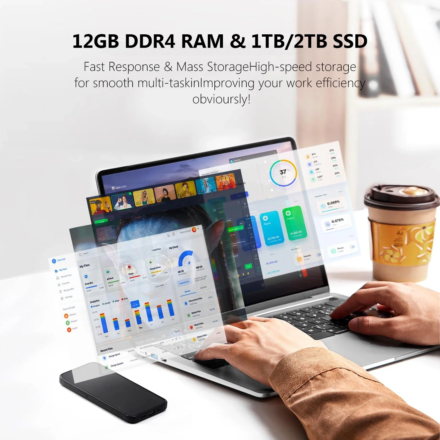 Laptop Computer Windows 11 Pro Intel Celeron N4000 2025 Notebook PC Gamer 12 GB DDR4 512 GB 1 TB SSD 1920*1080 Kantoorcomputer PC