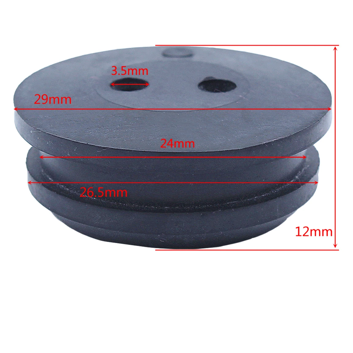 5 Cái/lốc 2 Lỗ Nhiên Liệu Khí Đường Dây Grommet Cho Homelite Kawasaki MTD Ryobi Craftsman Cỏ Tông Đơ Replaceme Phần Cắt Cỏ