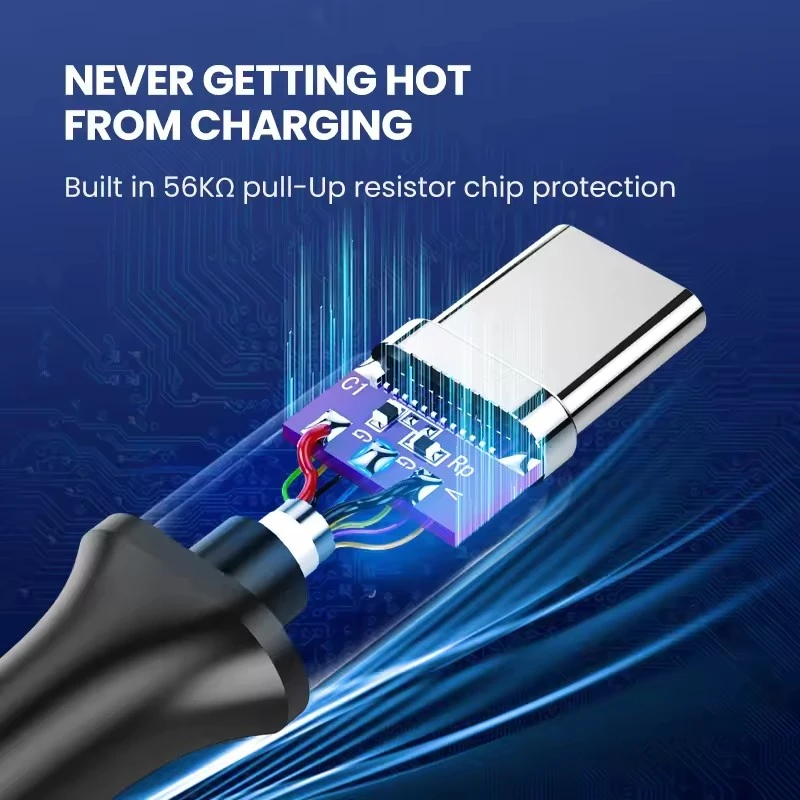 USB Type C Cable USB 3.0 to USB C Fast Charging Wire Data Transfer SSD Hard Disk Cable USB 3.2 10Gbps 60W for Xiaomi Samsung S21