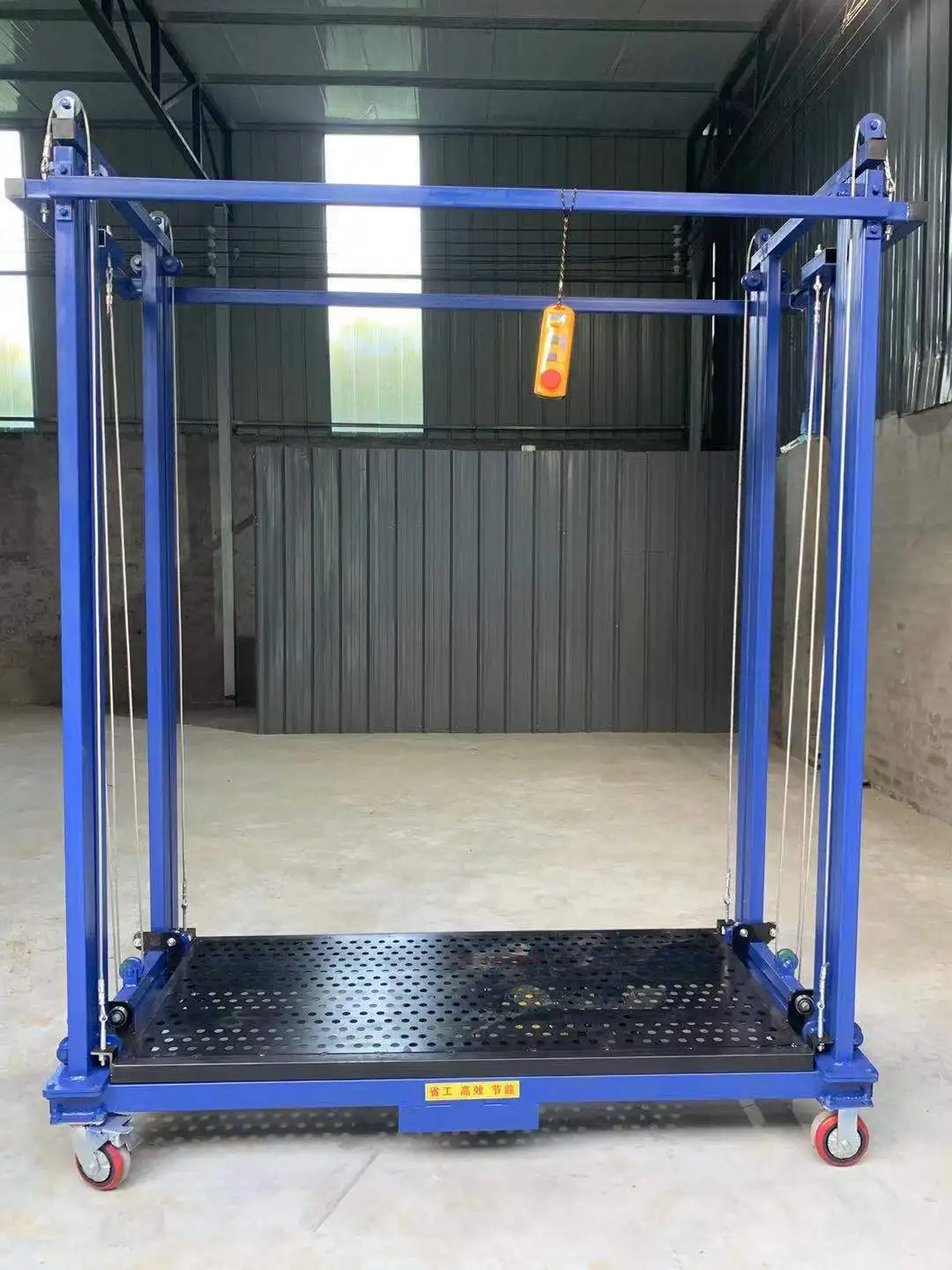 Gran oferta, máquina de andamio eléctrica de 300kg/500kg, mesa de 2-12m, plataforma de elevación portátil plegable, nuevo andamio eléctrico