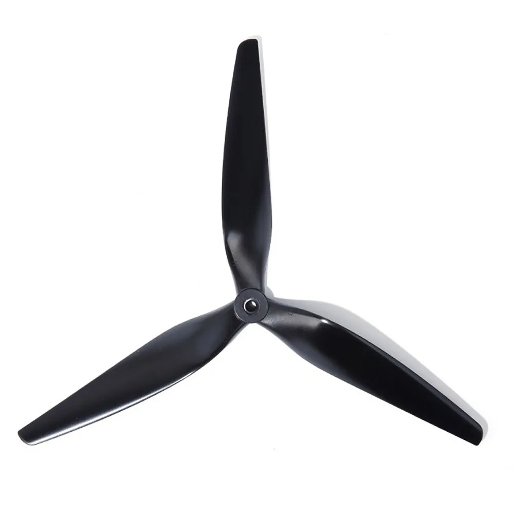 Hqprop HQ macroquad 10X5X3 9X5X3 10นิ้ว9นิ้วใบพัดไนลอนเสริมคาร์บอนสีดำ3ใบพัดสำหรับ RC fdrones