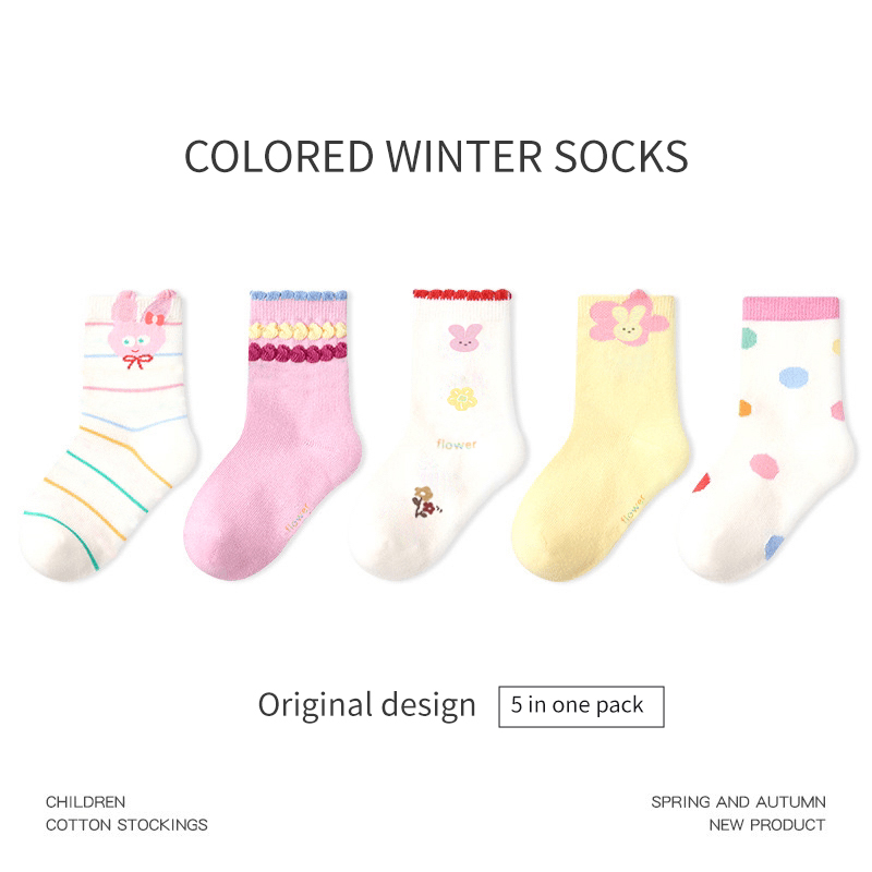 Verano algodón sólido colorido niños niñas calcetines tobilleros malla caramelo dulce lindo corazón suave transpirable medio calcetines para niños niñas