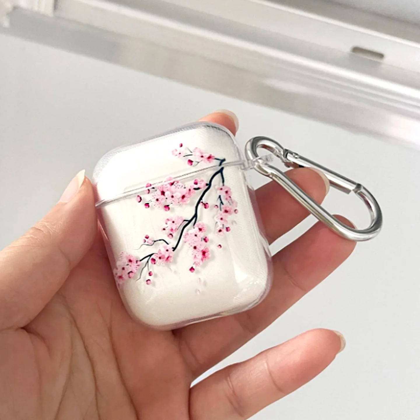 Fundas personalizadas transparentes de TPU Sakura para Airpods pro2nd 4, funda de silicona a la moda para auriculares, funda para AirPods 1/2/3