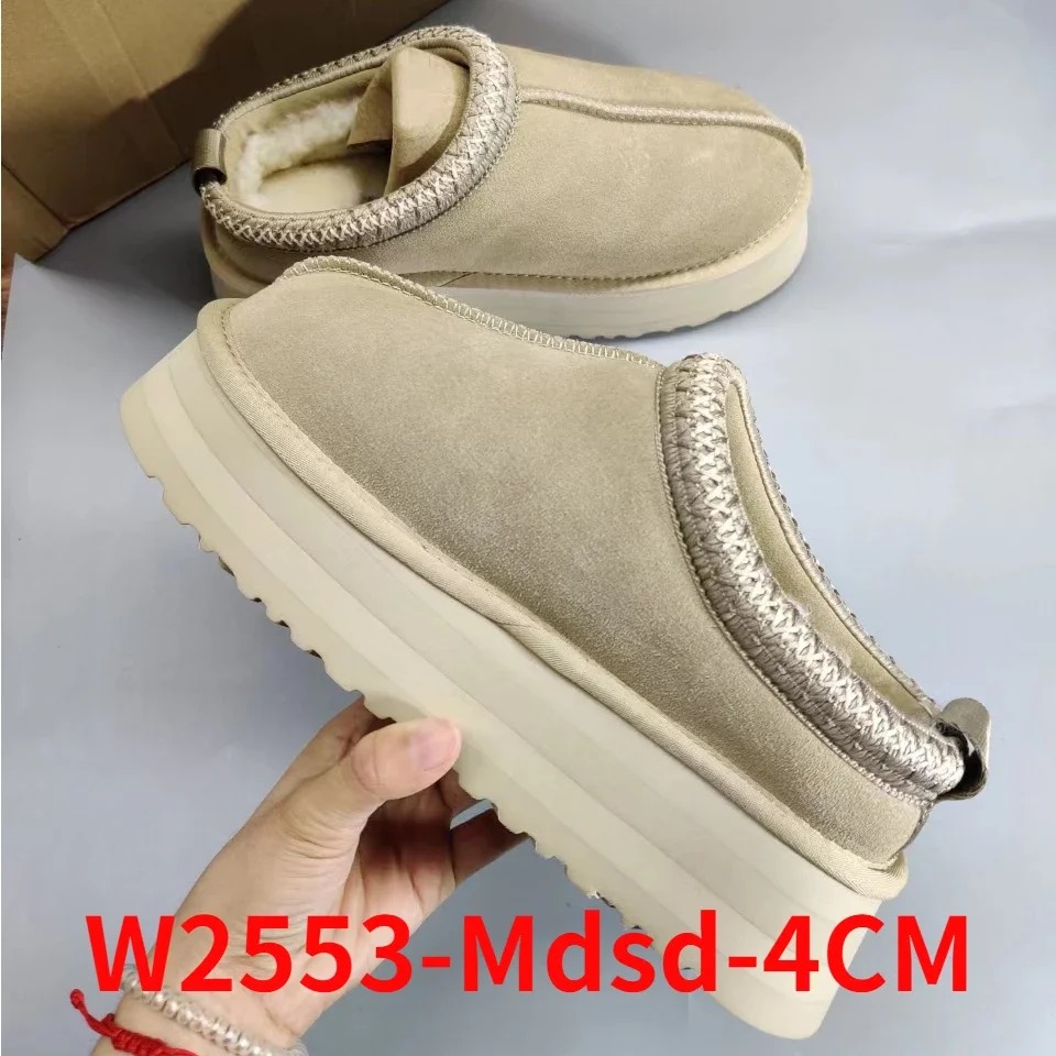 Классические ультра мини-сапоги на платформе, кожаные замшевые шерстяные удобные зимние женские меховые тапочки