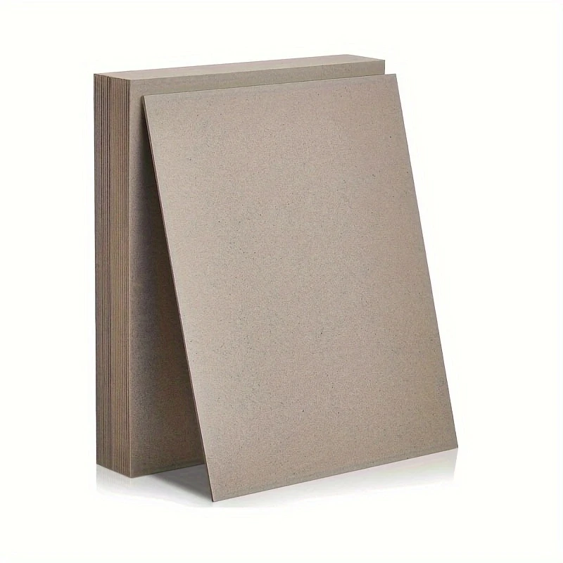 5 Pz 1mm Libro Bordo Raccoglitori Bordo Agglomerato Designer Bookboard Bianco Kraft Grigio Heavy Duty Chipboard Foglio Rilegatura Cartoncino