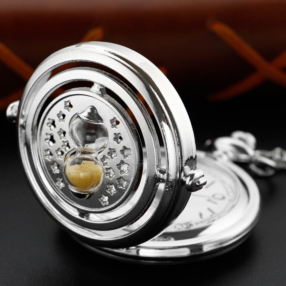Reloj de bolsillo de cuarzo con cadena Sun Moon Time, colgante Retro para hombres y mujeres, collar, accesorios, reloj, el mejor recuerdo