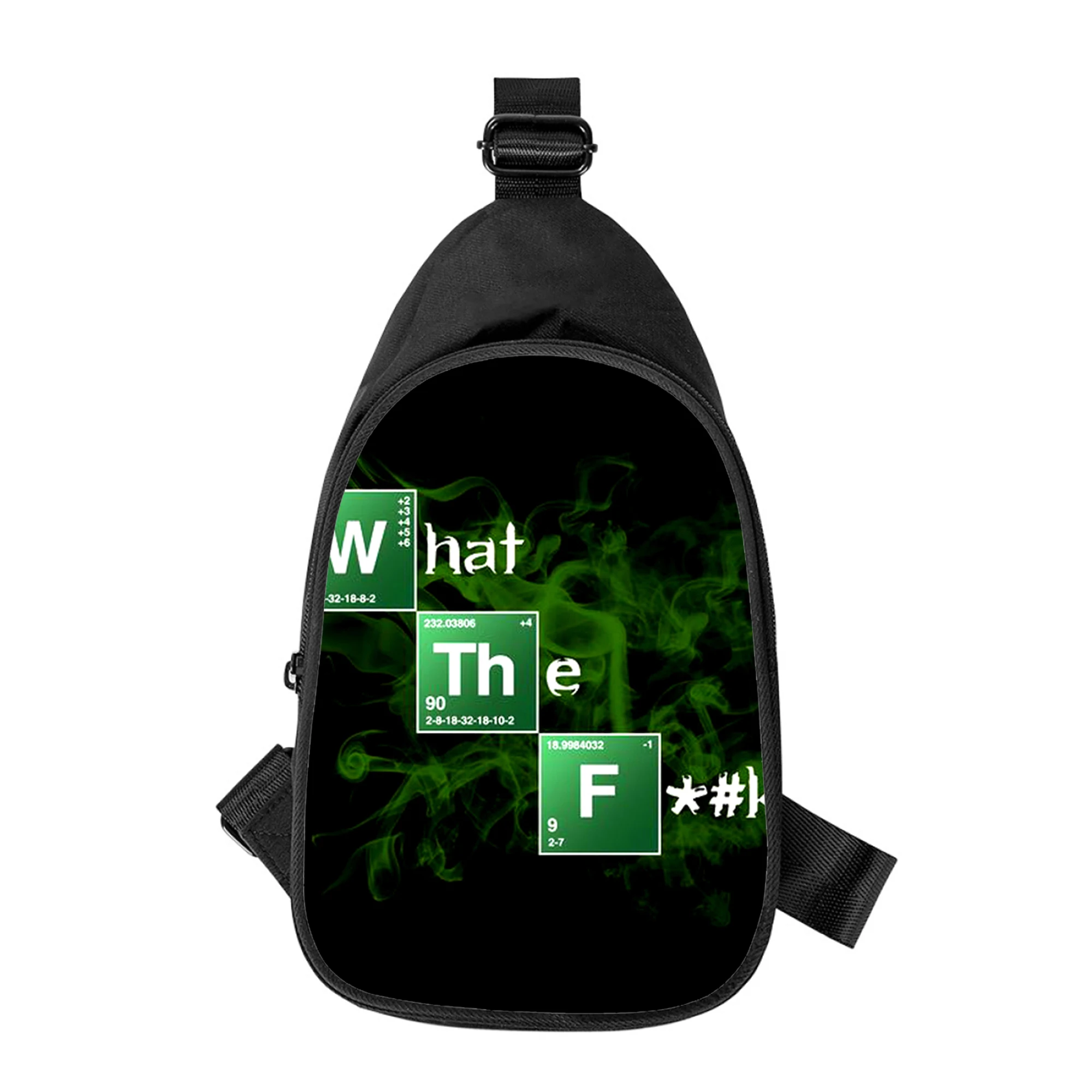 Мужская нагрудная сумка с 3D-принтом во все тяжкие