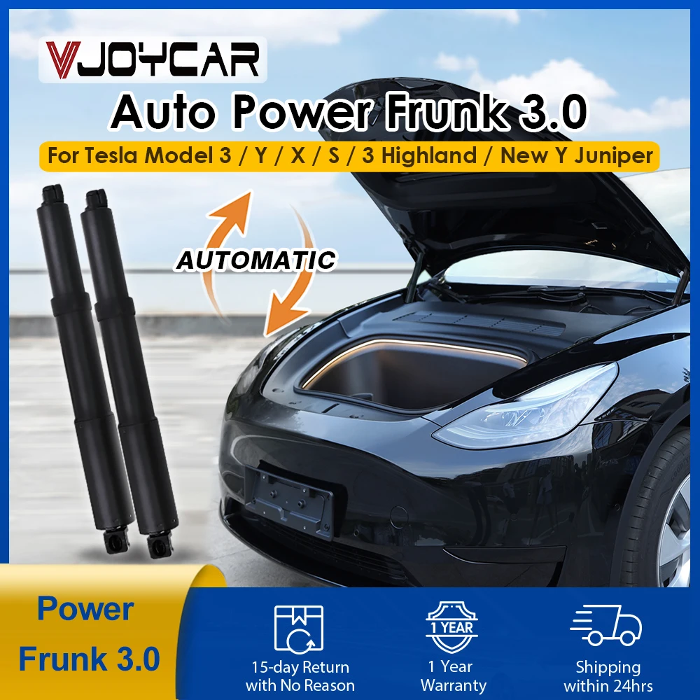 VJOYCAR Auto Power Frunk 3.0 для Tesla Model Y 3X S Электрический автоматический подъемник переднего багажника Закрытие приложения Ключ управления экраном Автомобильные детали