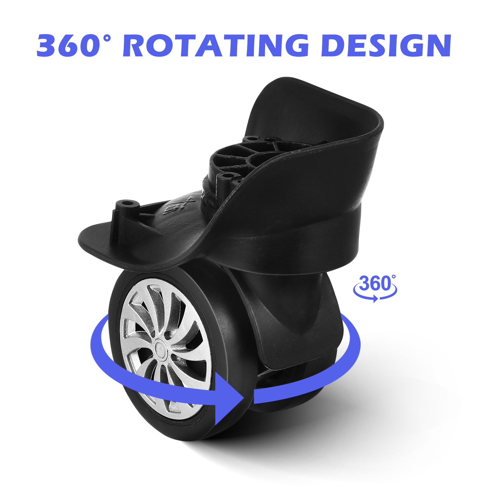 Samsonite-Roulette de Remplacement pour Bagages, Pièces Universelles de Réparation de Meubles, Kit de Roulettes de Voyage