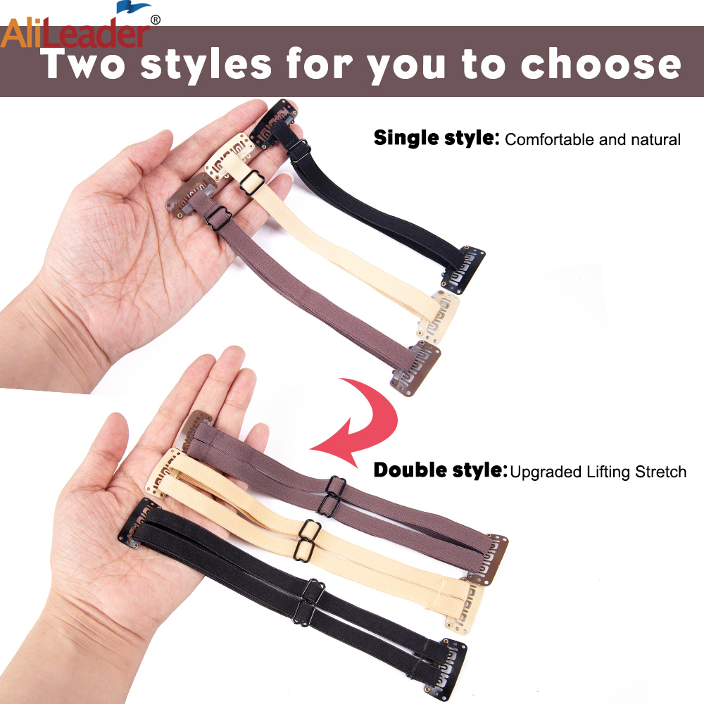 Banda de elevación individual/doble, banda elástica para ojos, cejas, ojos de zorro, banda elástica mágica con Clips Bb, correa ajustable para el cabello