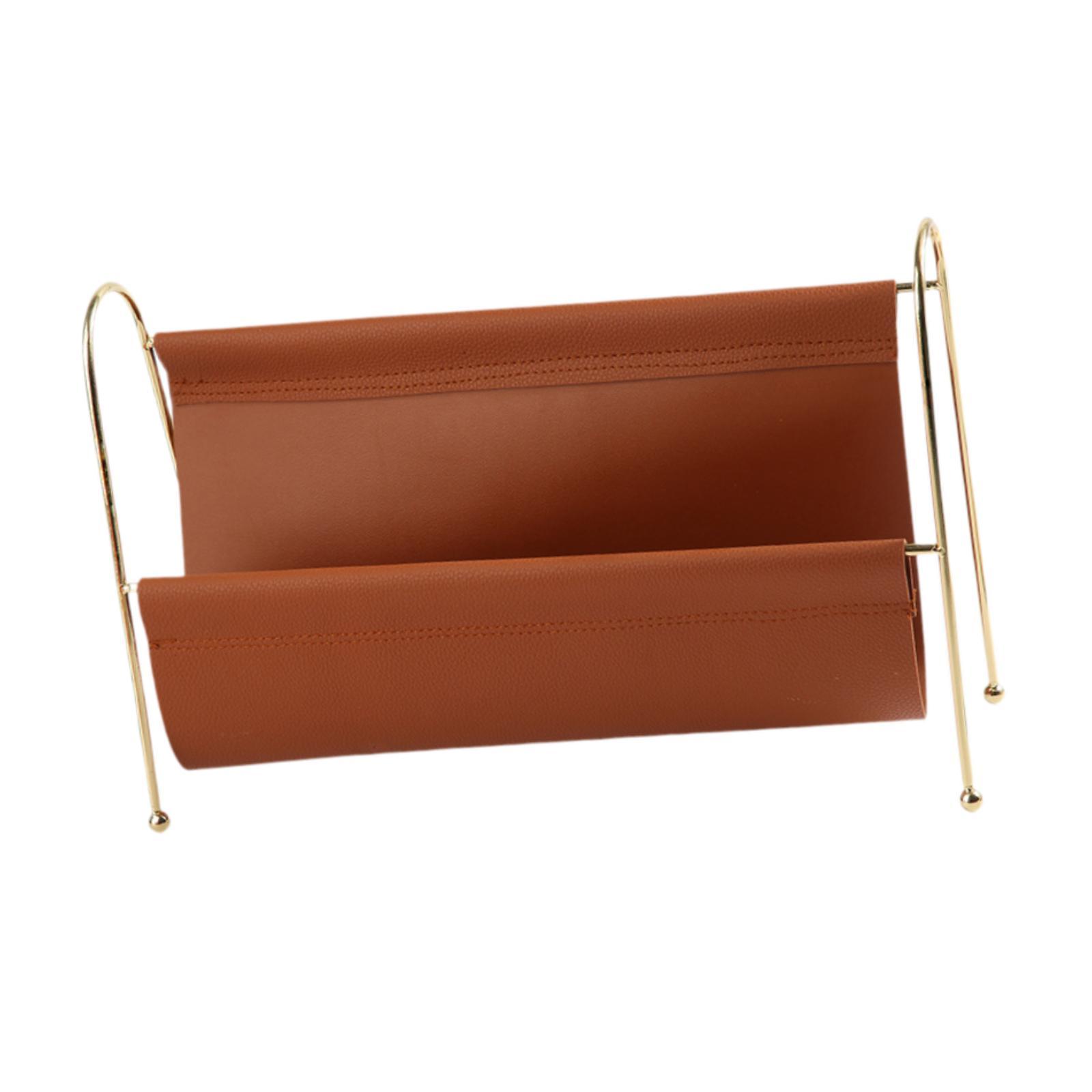 Rack de revista álbum multiuso estrutura de metal suporte estável cesta de armazenamento de revista para casa sala de jantar quarto escritório berçário