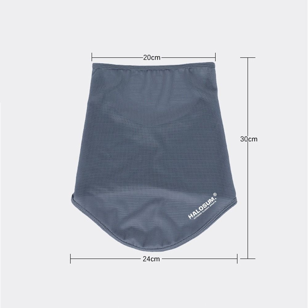 Breathable Bike Mask Daily Windproof Dustproof Solid Color Motorcycle Scarf Ice Silk Balaclava Summer