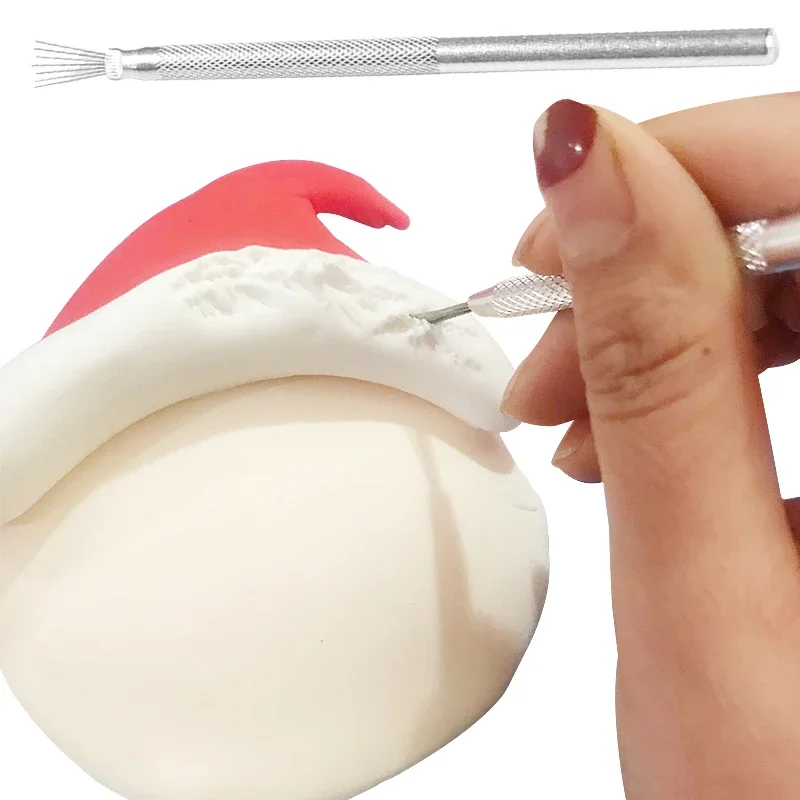 7 Pin Lông Vũ Dây Họa Tiết Gốm Sứ Dụng Cụ Điêu Khắc Đất Sét Mô Hình Dụng Cụ Tự Làm Đồ Gốm Bàn Chải Đồ Gốm Dụng Cụ Bánh Phụ Kiện