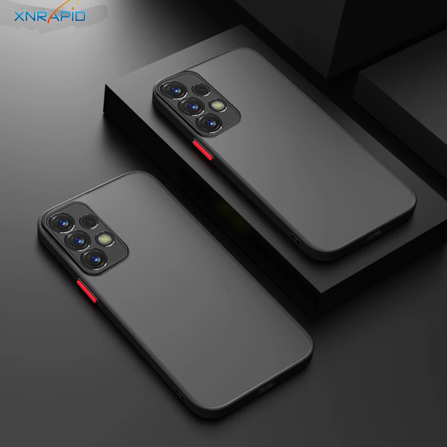 Armadura a prueba de golpes mate funda para Samsung Galaxy A72 A04 A52 A42 A32 A22 M52 A33 A53 A73 M23 M53 M33 5G A23 A13 M13 cubierta de parachoques