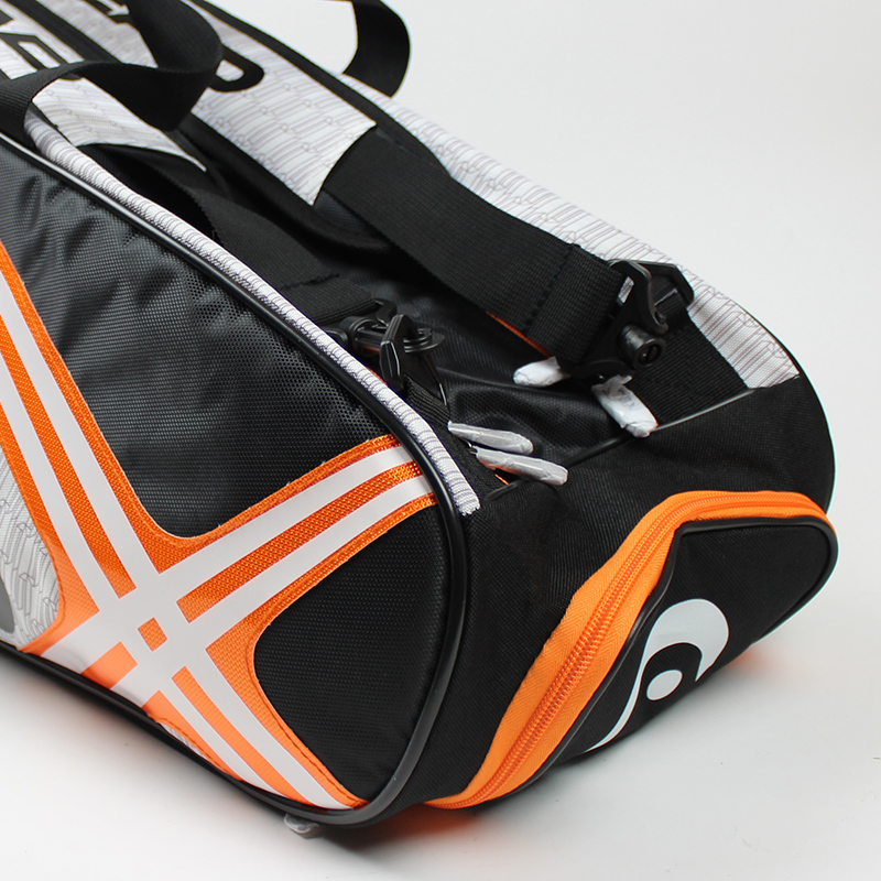 HEAD Tennisschlägertasche, großes Fassungsvermögen, 3–6 Stück, Tennisrucksack, Badminton-Sporttasche, Squash-Schlägertasche mit getrennter Schuhtasche
