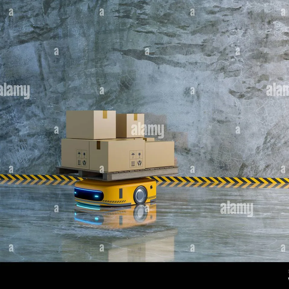 Robot de transporte de logística Carga autónoma Entrega comercial móvil Servindo robots de logística Robot Agv