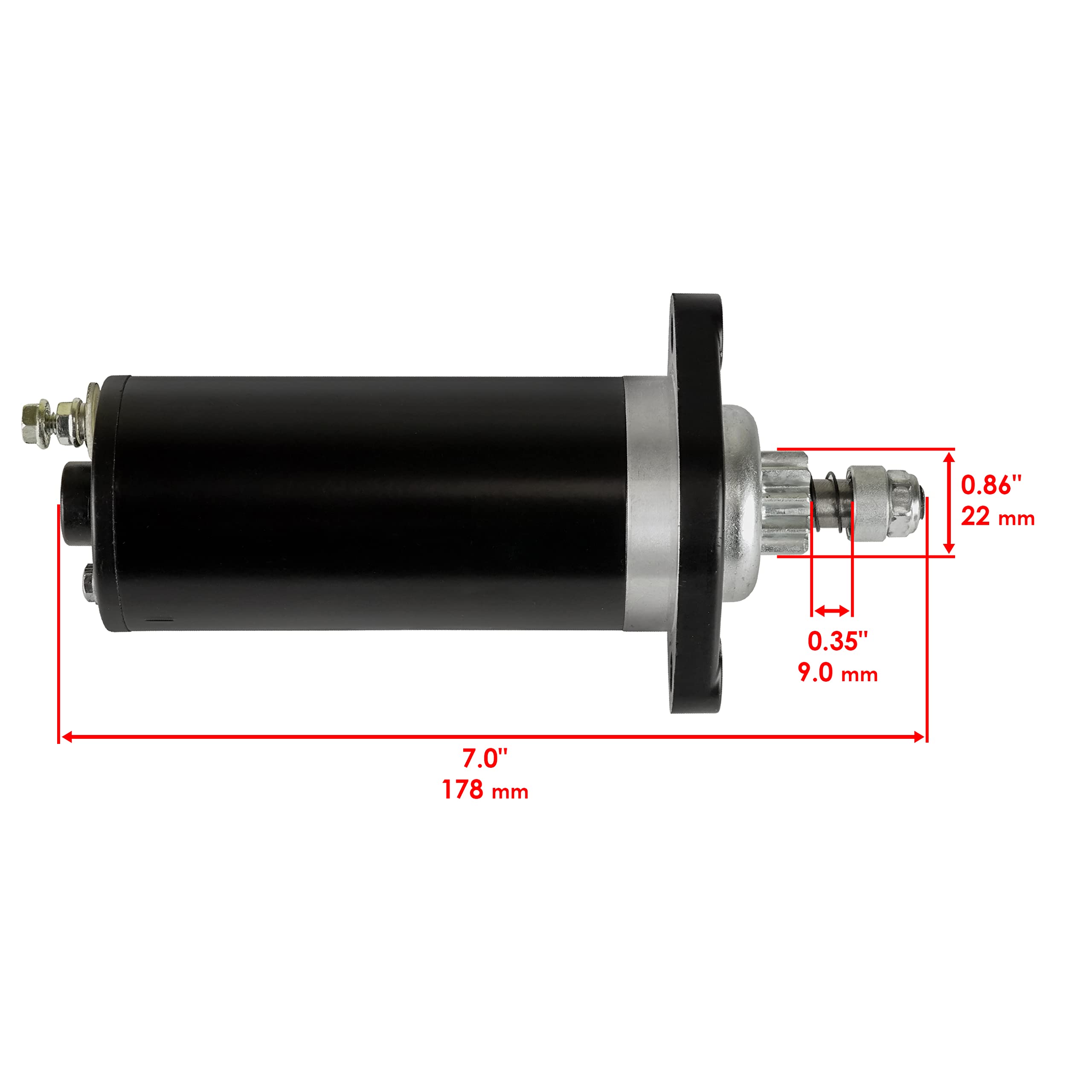 Aha 682-81800-682-12 6l2-81800-20用電動スターターモーターHitachi 81800ウォータークラフト
