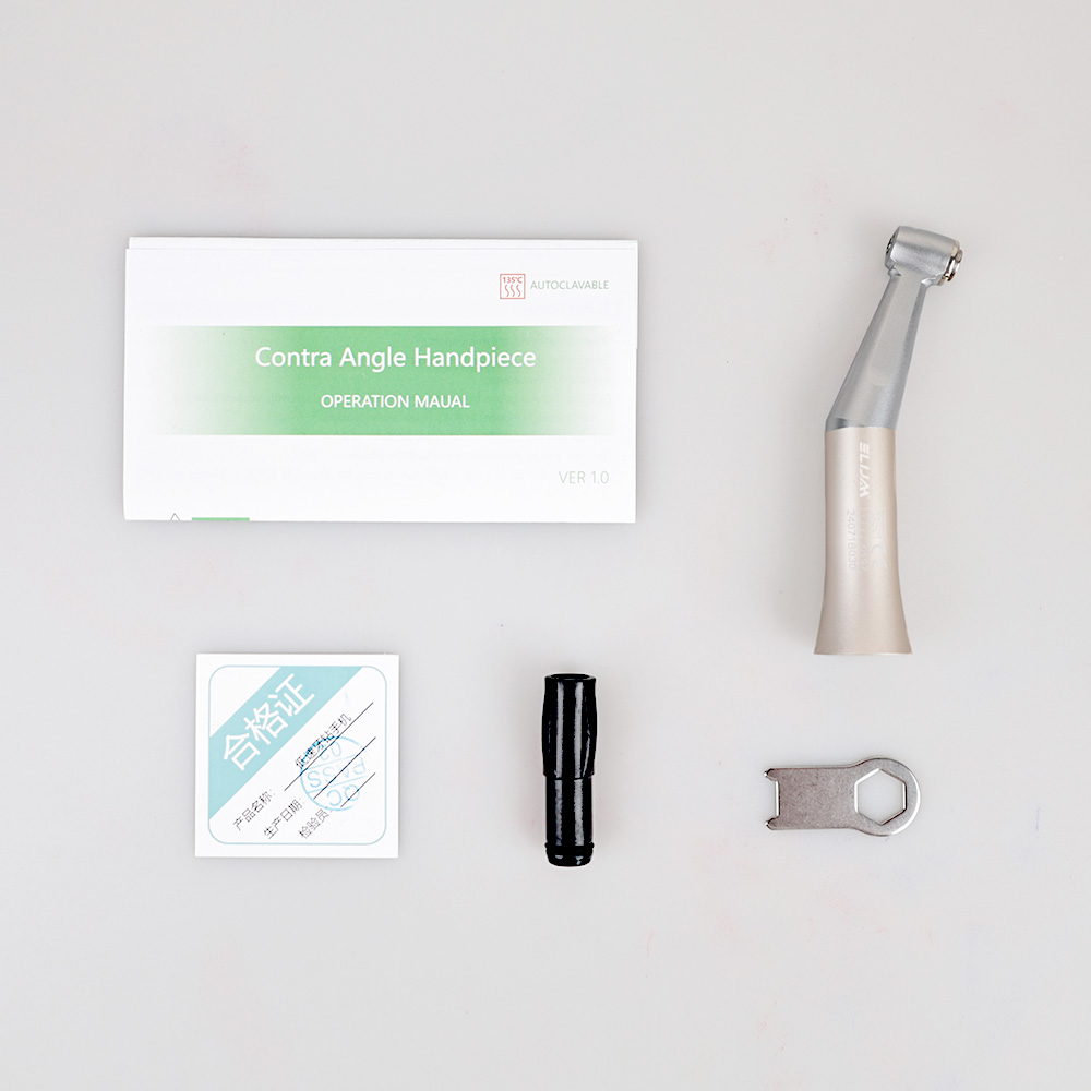 ELIJAH Dental Low Speed Handstück E-Typ FX205 Winkelstück Push Button 1:1 Antrieb Externe Wasser Spray Handstück Zahnmedizin werkzeuge