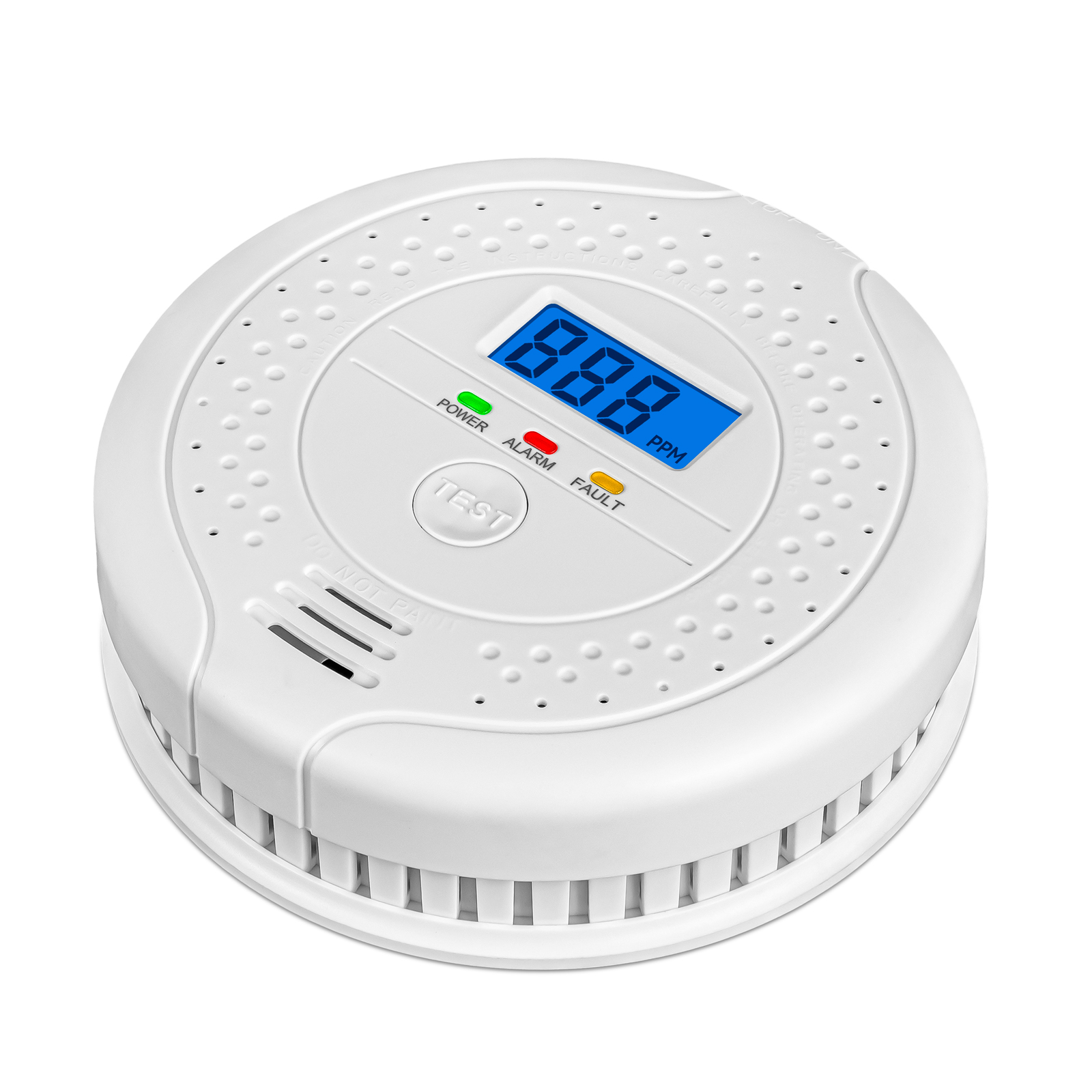 Independent CO Alarm Sensor Carbon Monoxide Alarm Detector High Sensitive Warning LCD Display CO Alarm