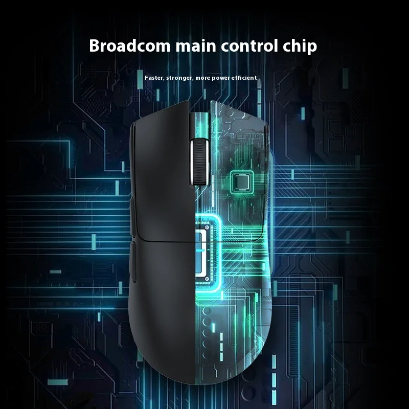 Attack Shark X11 Maus, leicht, PAW3311, E-Sport-Spiel, die dritte Mock-Prüfung, kabellose Bluetooth-Maus, die RGB-Unterseite auflädt