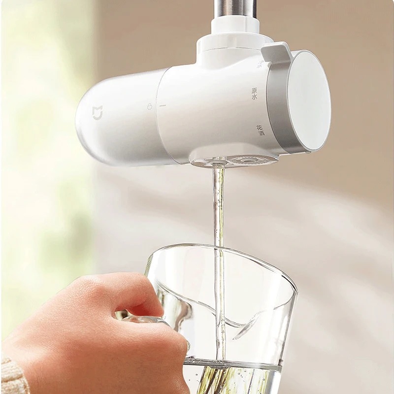 2024 New XIAOMI Mijia Faucet Water Purifier 2 Household Kitchen Tap Visible Water Filter Activated Carbon Percolator System
