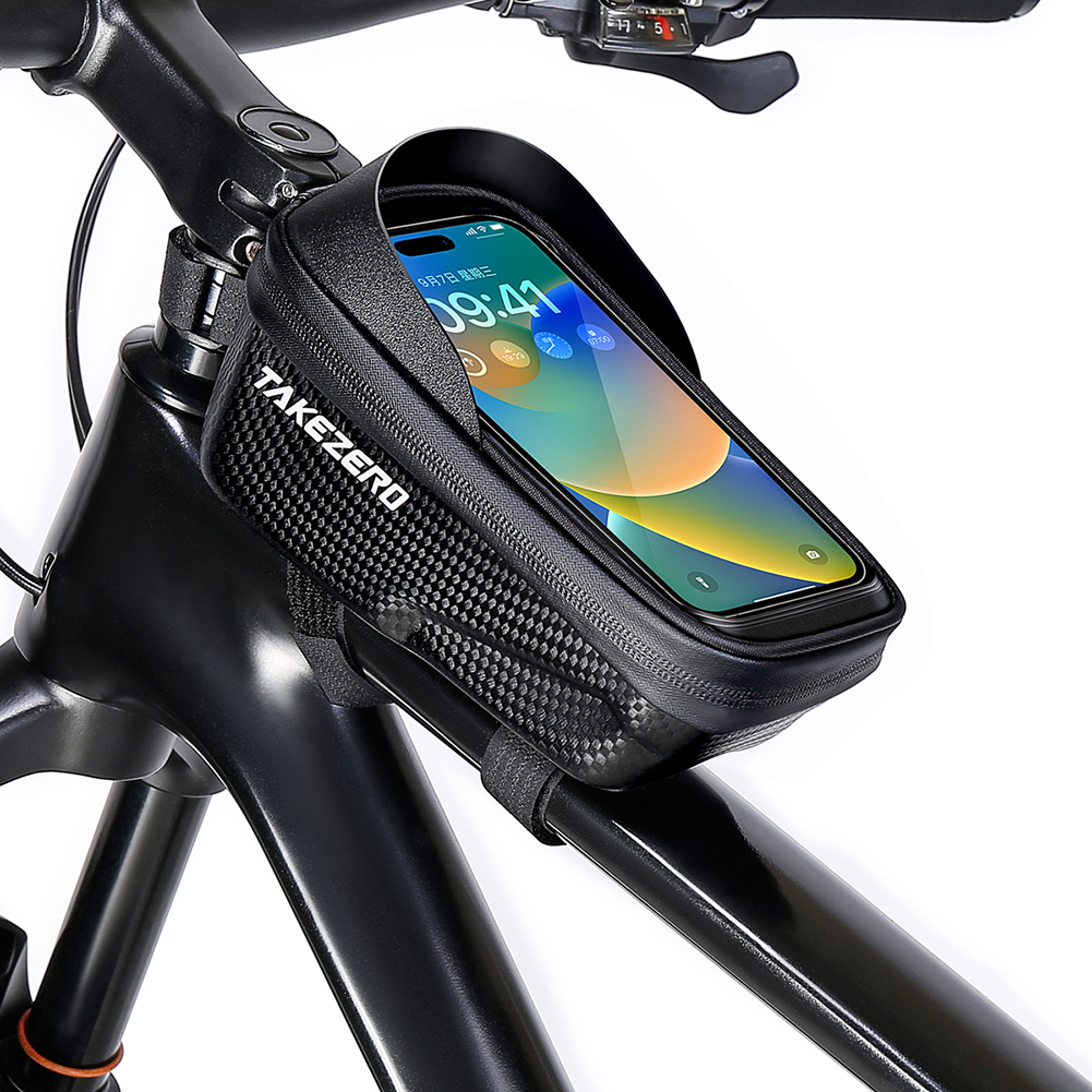 Fahrrad tasche wasserdichte Touchscreen-Fahrrad tasche Top Frame Tube Bag MTB Rennrad tasche Handy hülle Fahrrad zubehör