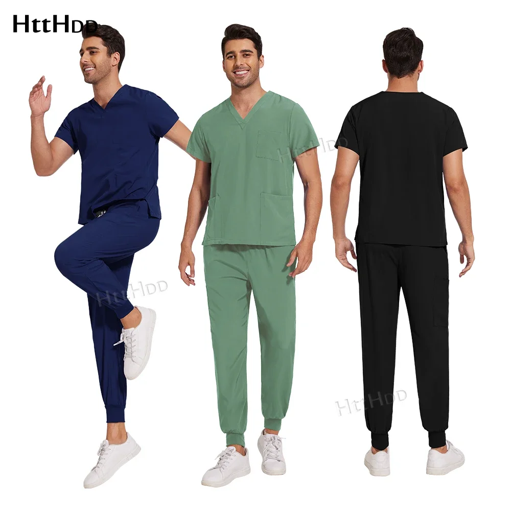 Heiße Verkäufe Arzt Krankenschwester Arbeitskleidung Gesundheitswesen Zahnklinik Krankenhausuniform Herren Peeling Krankenhauszubehör Mehrfarbige Peelings