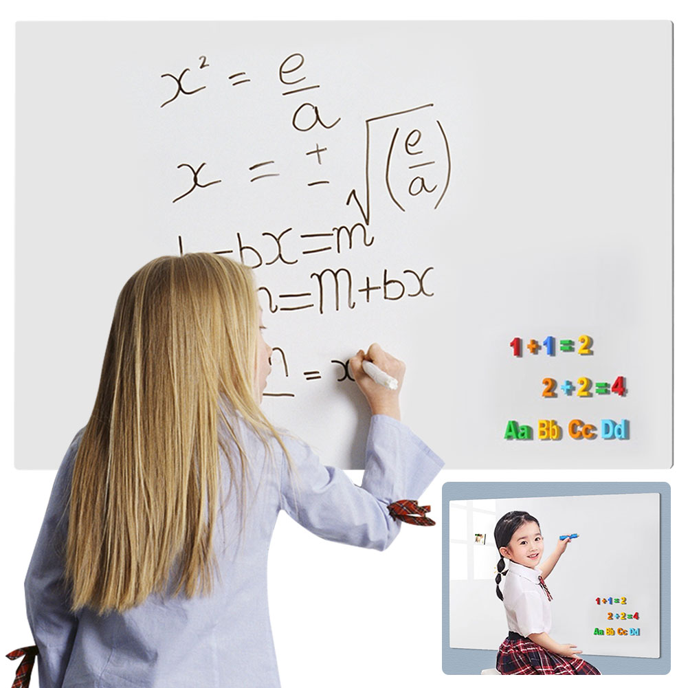 Magnetic WhiteBoard Fridge Stickers Dry Erase Calendar Portable Kids School Board Memo White Board Gift for Kids Office Board