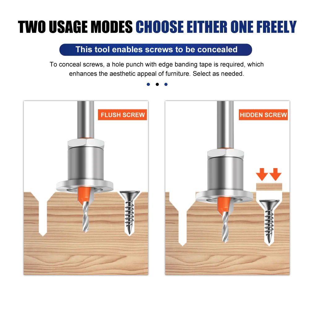 Forstner Bit HSS Countersink Drill Bit Woodworking Router Bit 8mm Shank Milling Cutter Screw Extractor Demolition Wood Drilling
