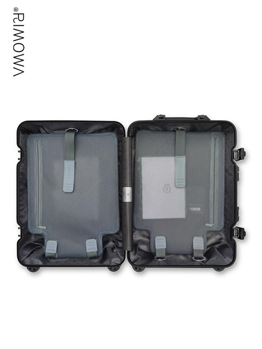 Original Murwadi All-Aluminum Magnesium Alloy Luggage High Quali Trolley Case Same Type Boarding Case Version