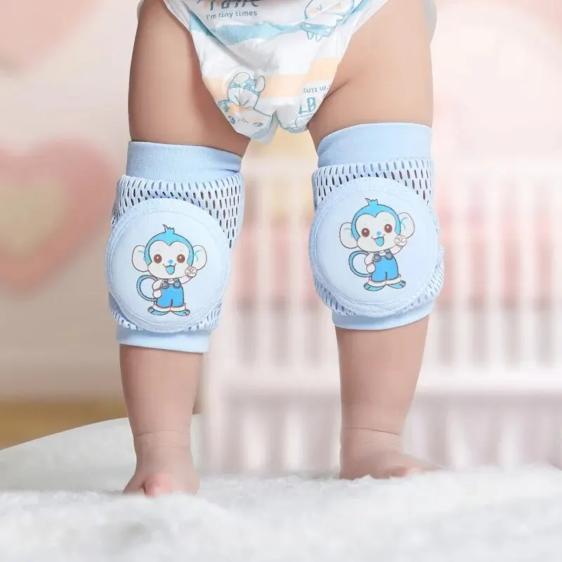เด็กเข่า Pads ขาอุ่น Gaiter ความปลอดภัยลื่นเด็กหญิงคลานข้อศอก Kneepad Slips เด็กวัยหัดเดินทารกป้องกันอุปกรณ์เสริม