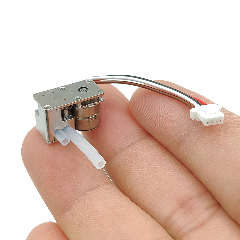 Mini pequeño Motor paso a paso de engranaje de precisión de 8mm, bomba peristáltica, dosificación, caja de cambios totalmente de Metal, bomba de líquido autocebante, Control de flujo