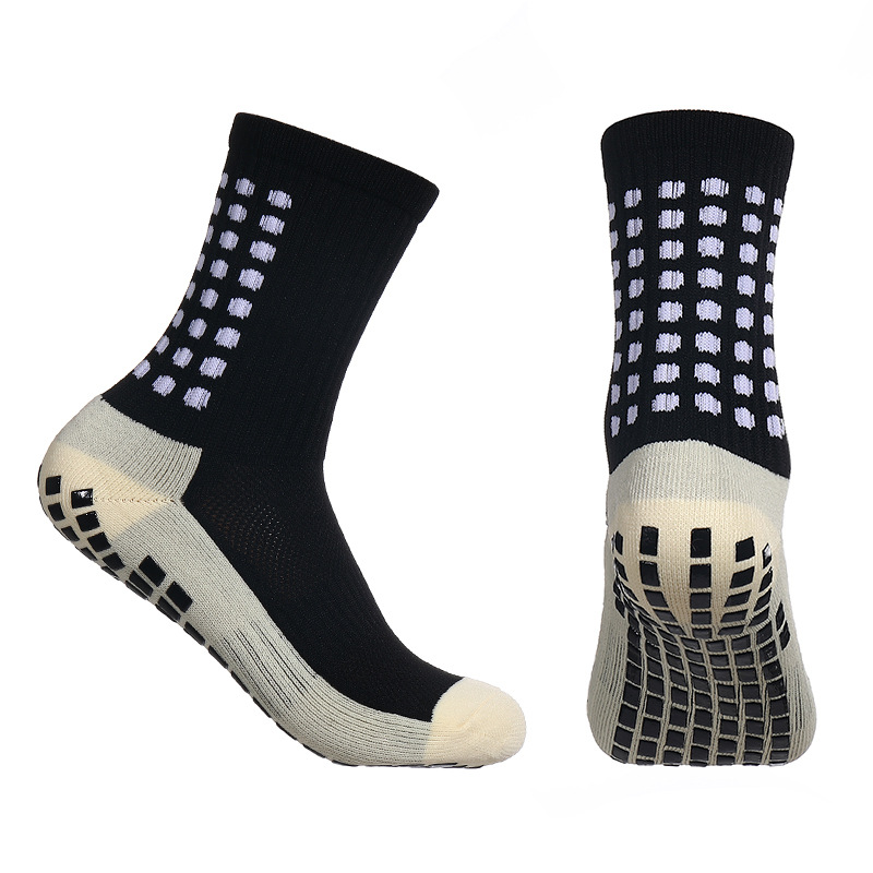 Anti-Slip Fußball Socken Männer Frauen Sport Socken Atmungsaktive Silikon Unten Fußball Outdoor Sport Laufen Radfahren Grip Socken