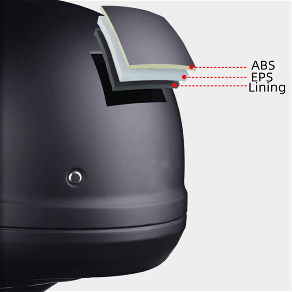 Retro capacete abnehmbar für motorrad rad quick release abs open helm full face mattschwarz modular klassisch profession ell