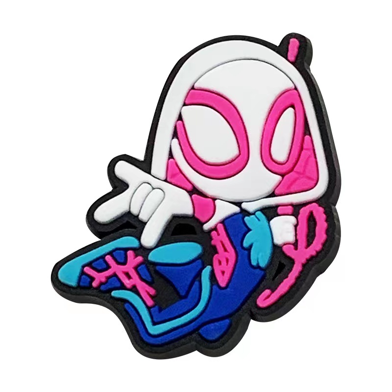 Süße Disney Marvel Superheld PVC Schuhe Charms süße Cartoon DIY Sandalen Zubehör für Clogs Dekorationen Junge Kinder Geschenk