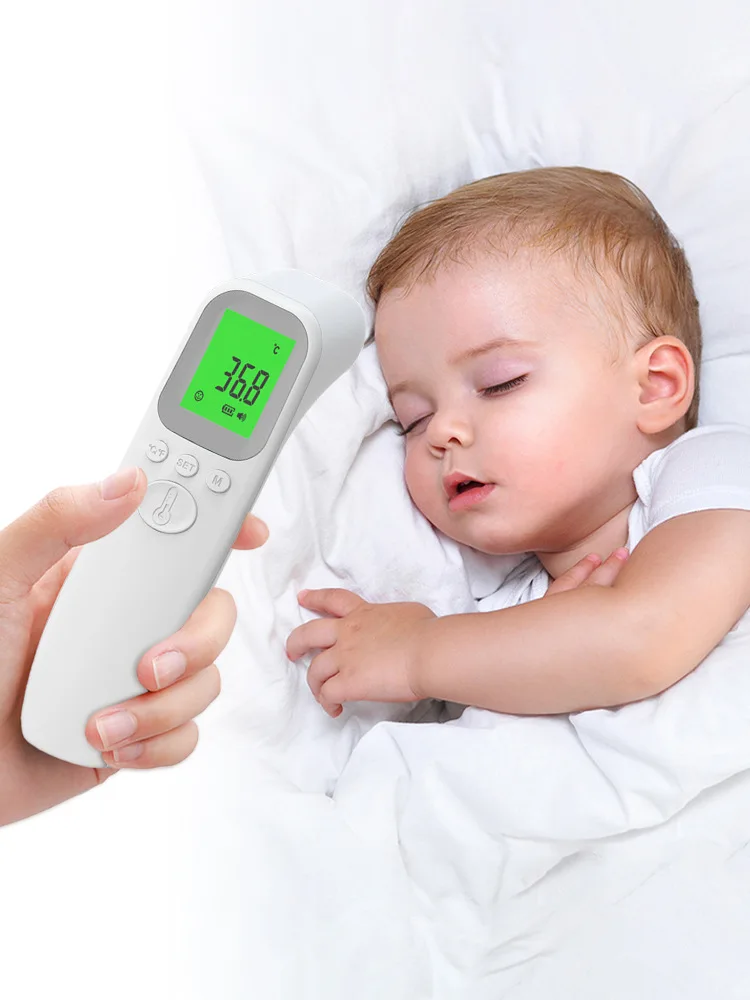 เครื่องวัดอุณหภูมิร่างกายด้วยเลเซอร์แบบไม่สัมผัส termometer telinga เครื่องวัดออกซิเจนในร่างกายเครื่องวัดอุณหภูมิอินฟราเรดทางการแพทย์ในครัวเรือนสำหรับทารกผู้ใหญ่