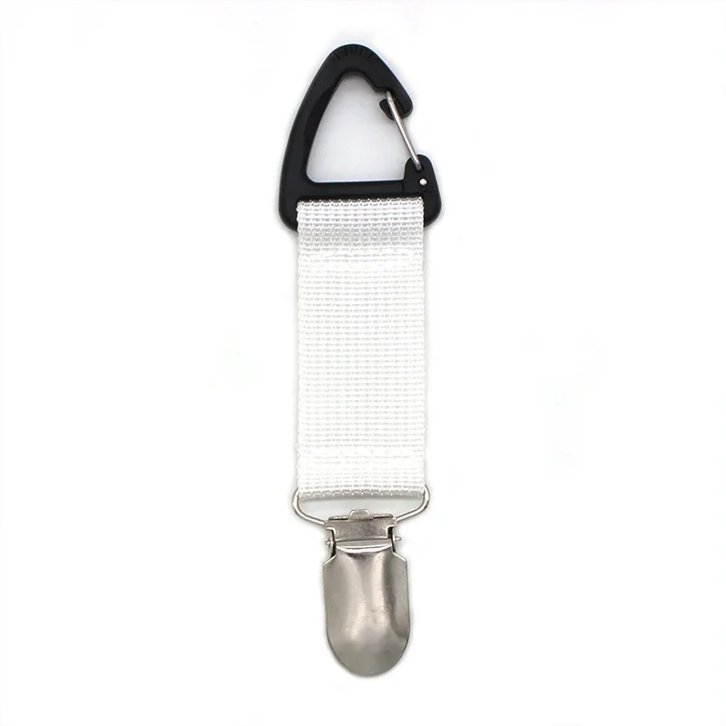 Clip per cappello di paglia da viaggio all'aperto Clip per borsa portatile per cappello da accompagnamento Organizzatore di guanti disponibile in più colori multiuso per esterni