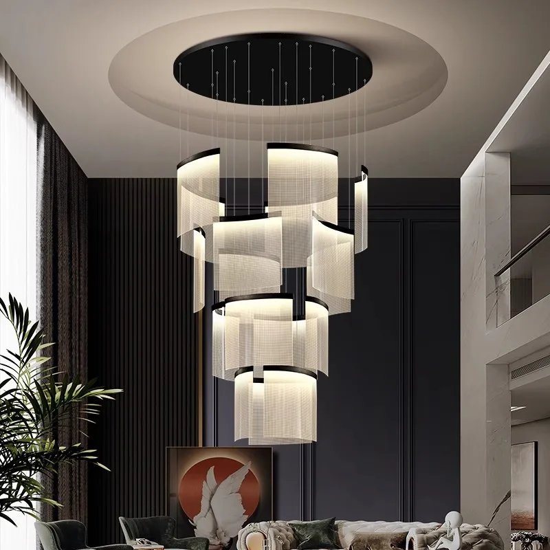 Dekorasi rumah Modern lampu led lampu gantung lampu untuk tangga lampu gantung untuk ruang tamu lampu gantung pencahayaan dalam ruangan