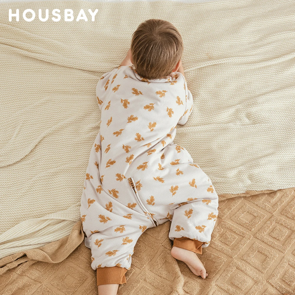 Saco de dormir para niños de 1 a 4 años, protección para el cuello, cálido, a prueba de viento, diseño de 3 cremalleras, mangas extraíbles, saco de dormir para bebé de 2.5Tog