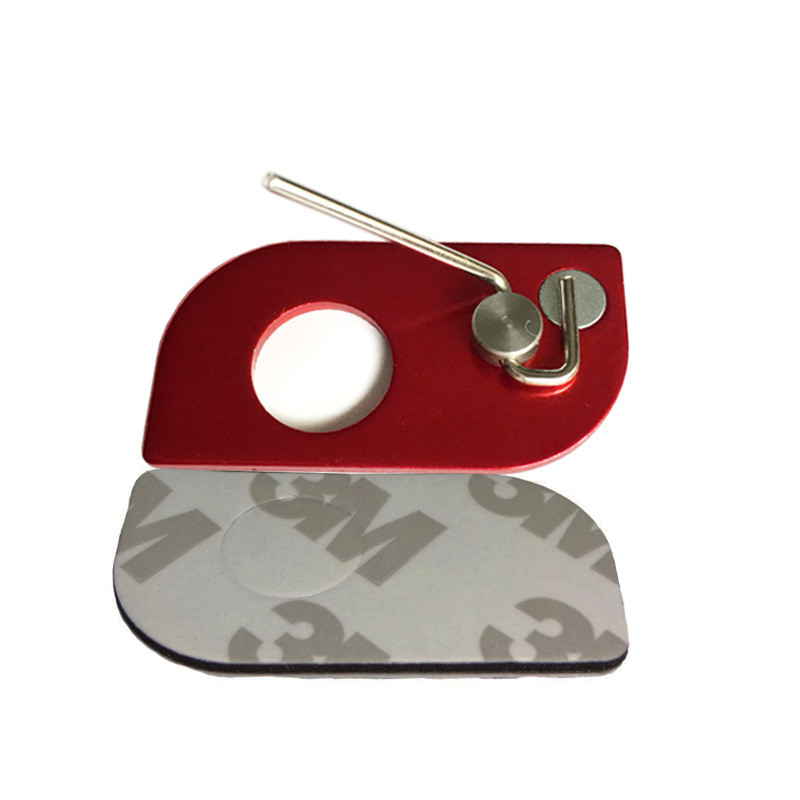 Soporte de flecha de tiro con arco, mano derecha e izquierda para arco recurvo, adhesivo magnético de aleación de aluminio, accesorios para lazos, 1 ud.