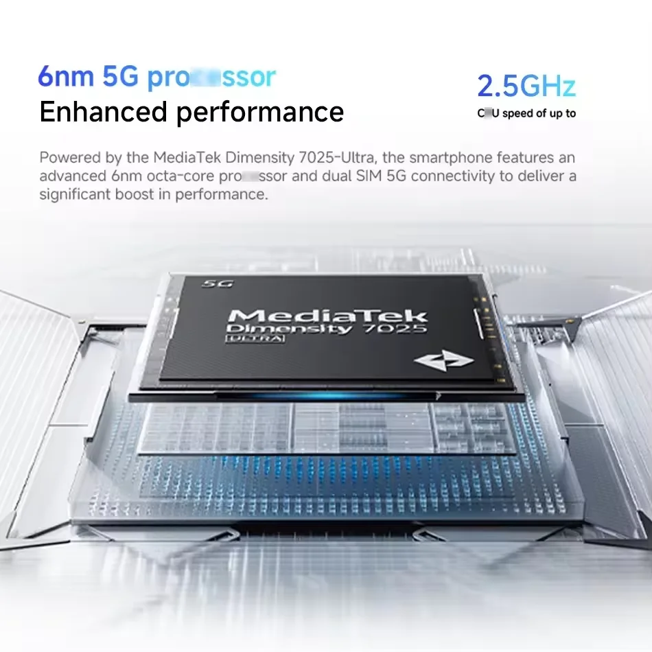 Xiaomi Redmi Note 14 5G Version Européenne 8+256GB Dimensity 7025-Ultra AMOLED Écran 6,67" 120Hz 108MP Caméra principale OIS 45W Charge, IP64, NFC
