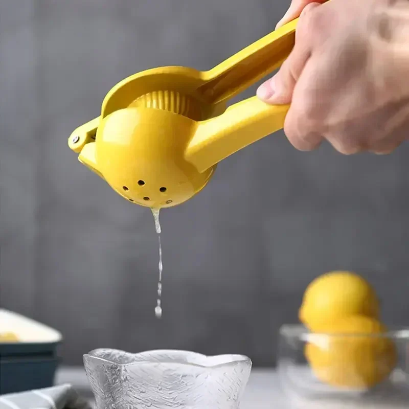 Home Manual Lemon Squeezer อลูมิเนียมอัลลอยด์มือกดส้มผลไม้คั้นน้ําผลไม้แบบพกพาเครื่องมือห้องครัวเครื่องปั่นขนาดเล็ก