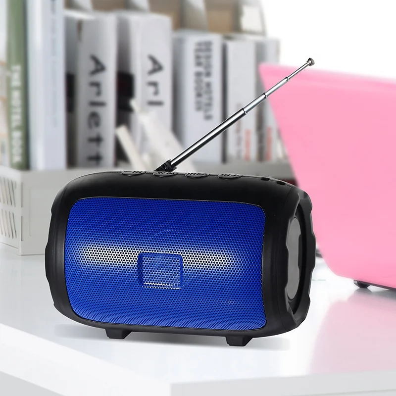 Speaker Nirkabel Bluetooth Mini Portabel dengan Radio FM