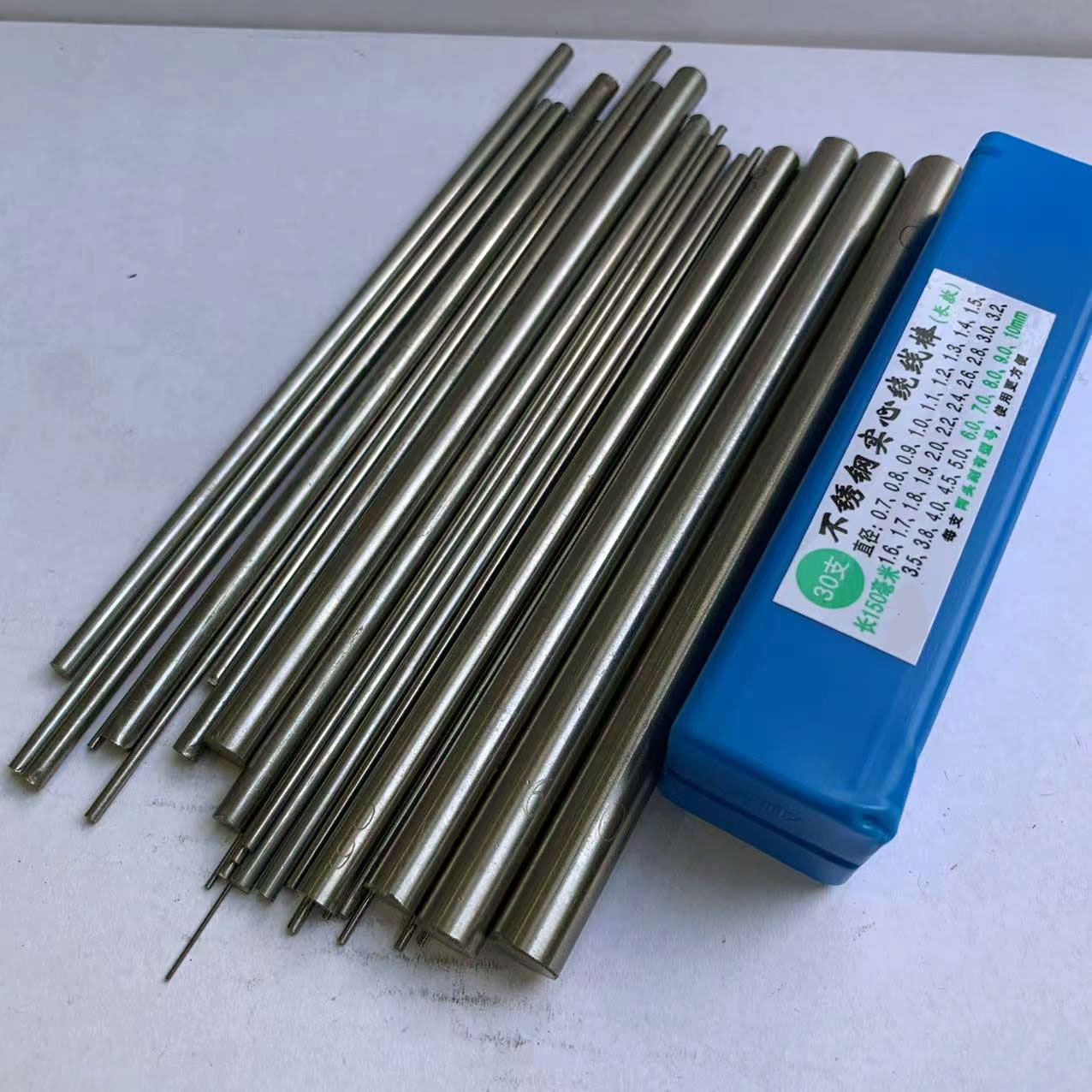 30 ชิ้นชุดลวด Core Stick Roll Mandrel 150 มิลลิเมตรเครื่องประดับทองทําเครื่องมือสแตนเลส Hollow Coil Forming Rod