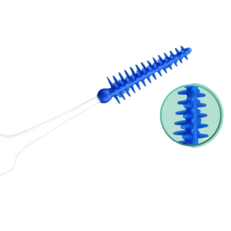 200pcs/box Interdental Brushes Dental Soft Toothpicks Brush Between Teeth with Thread Disposable Orthodontic Oral Cleaning Tools