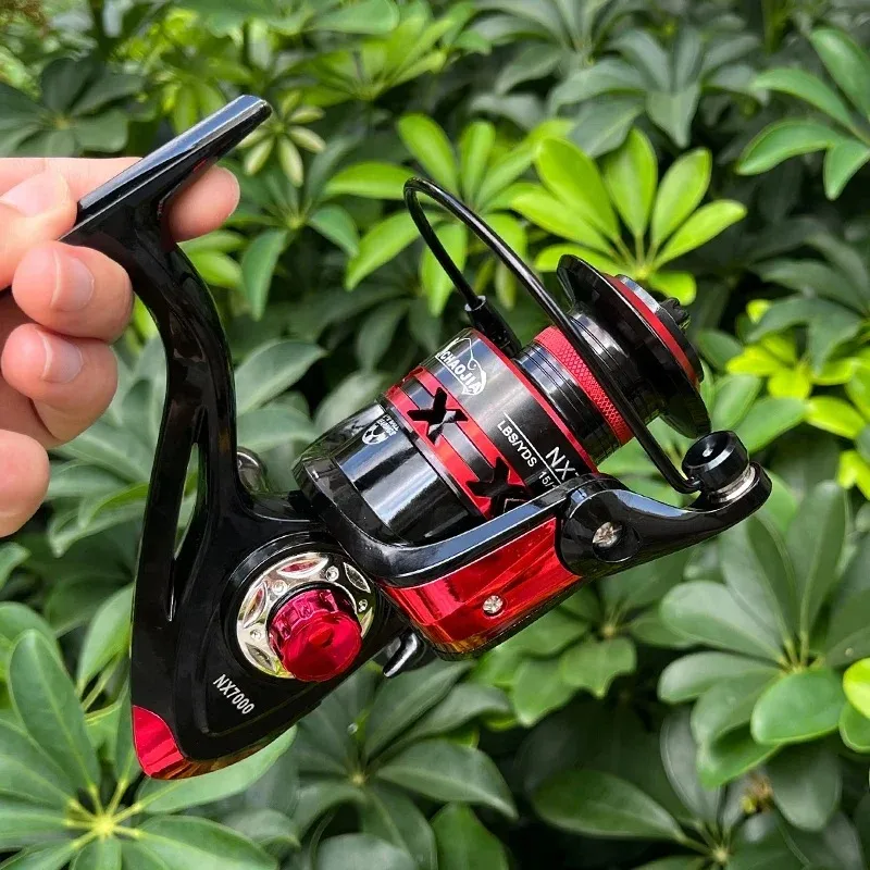 Cuscinetti a sfera Mulinello da spinning con trascinamento massimo da 10 kg Corpo in metallo durevole Mulinello da pesca in acqua dolce salata Mulinello da pesca