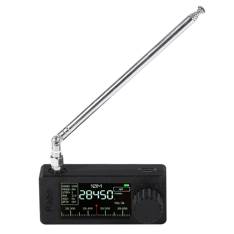 ATS MINI Pocket SI4732 DSP-Radio, Vollband-Miniempfänger, SW LW AM FM SSB, Mini SI4732 Radio + Antenne