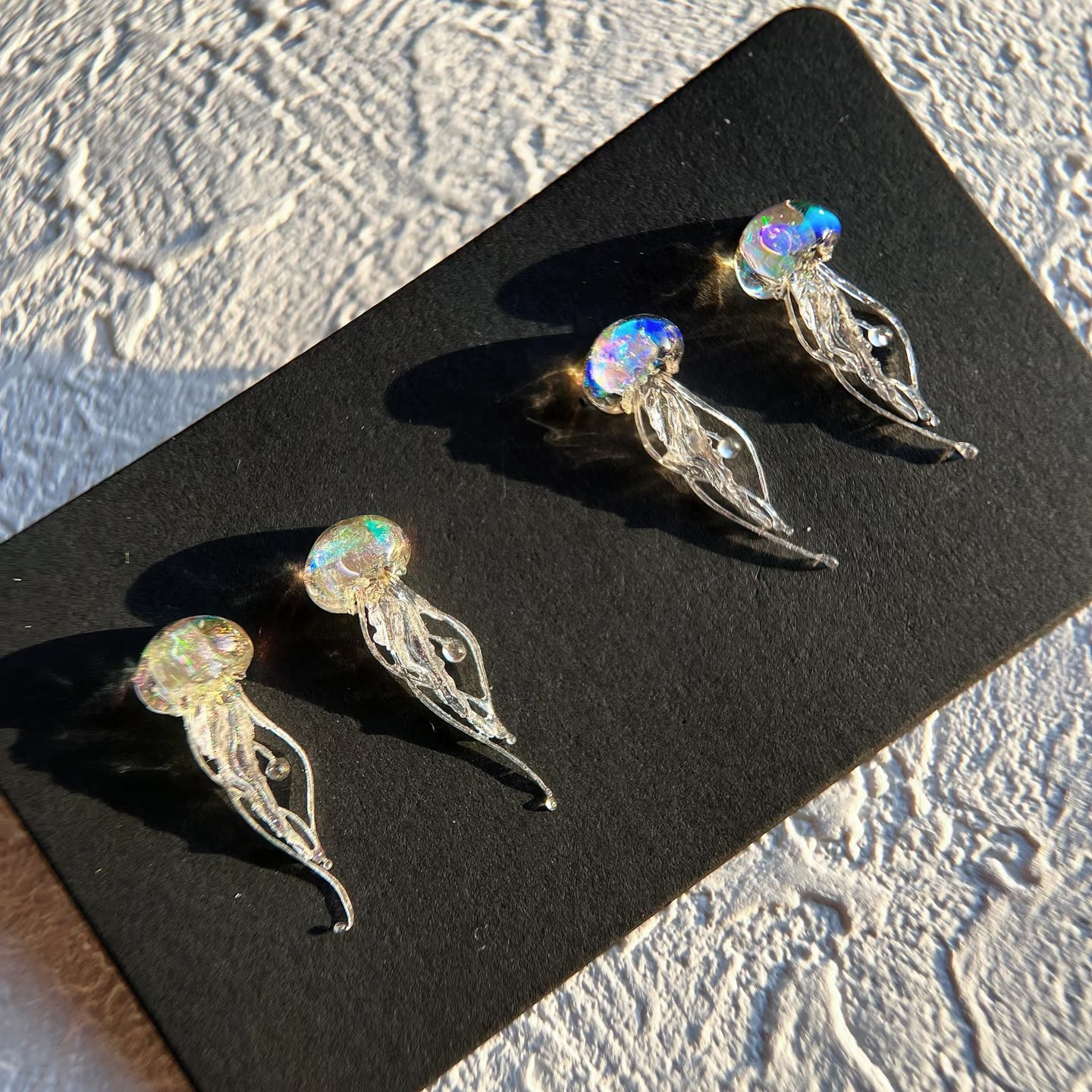 Moldes criativos de arte de água-viva, molde conta-gotas de silicone, moldes de decoração, moldes exclusivos para manicure, material de silicone