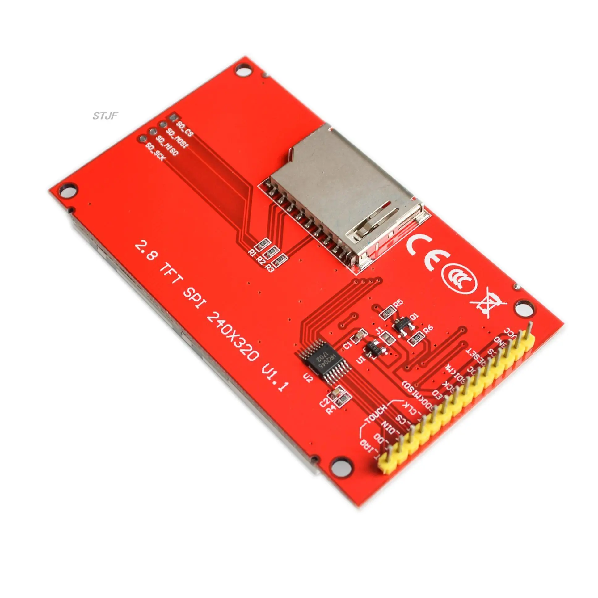 240x320 2.8" SPI TFT LCD Touch Panel Serial Port Module With PBC ILI9341 2.8 Inch SPI Serial White LED Display with Touch Pen